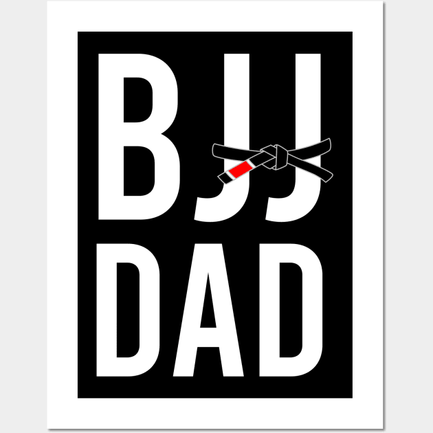 BJJ dad Wall Art by fighterswin